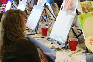2015 March Paint & Sip Fundraiser
